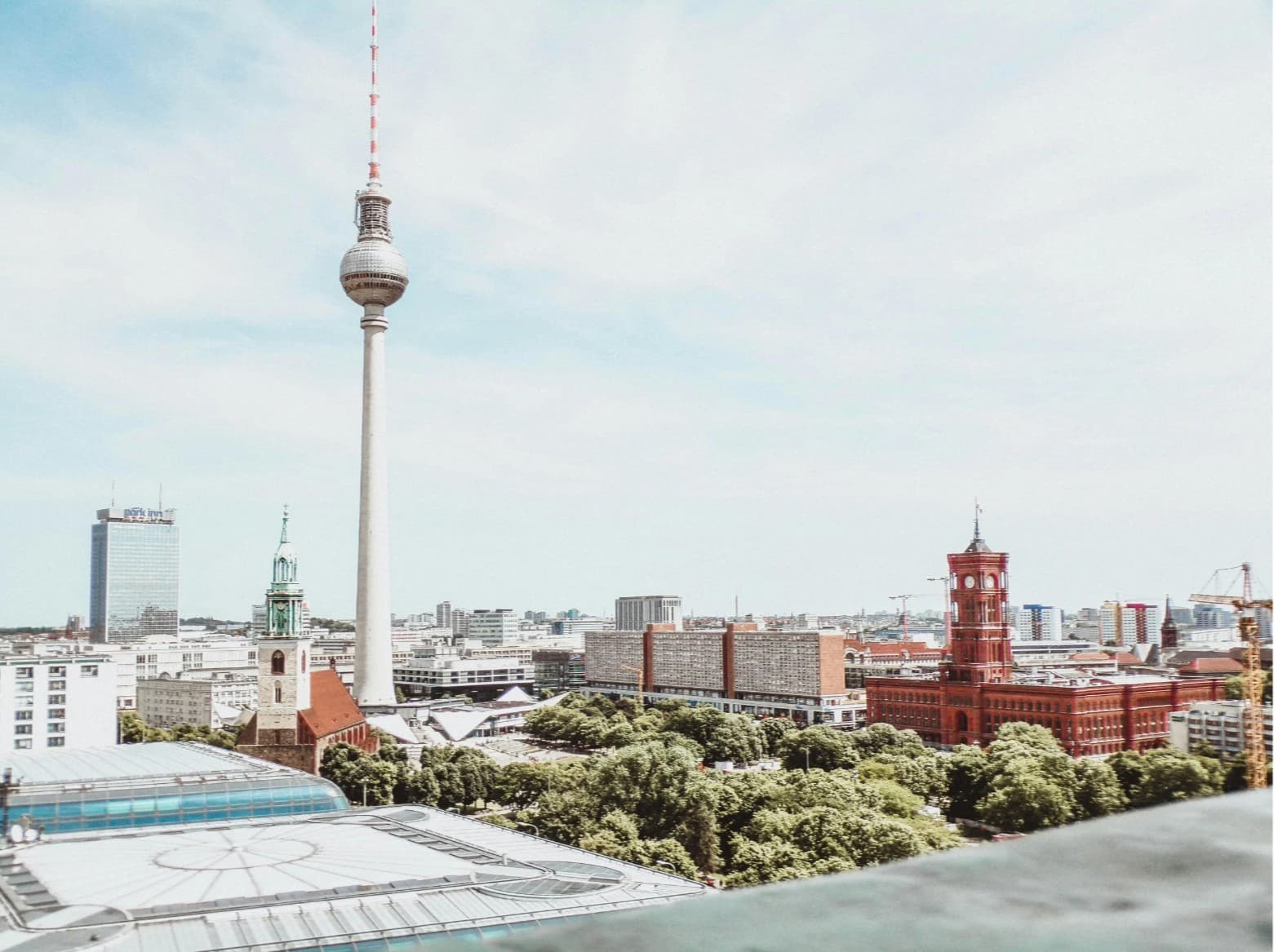 Berlin skyline with TV Tower