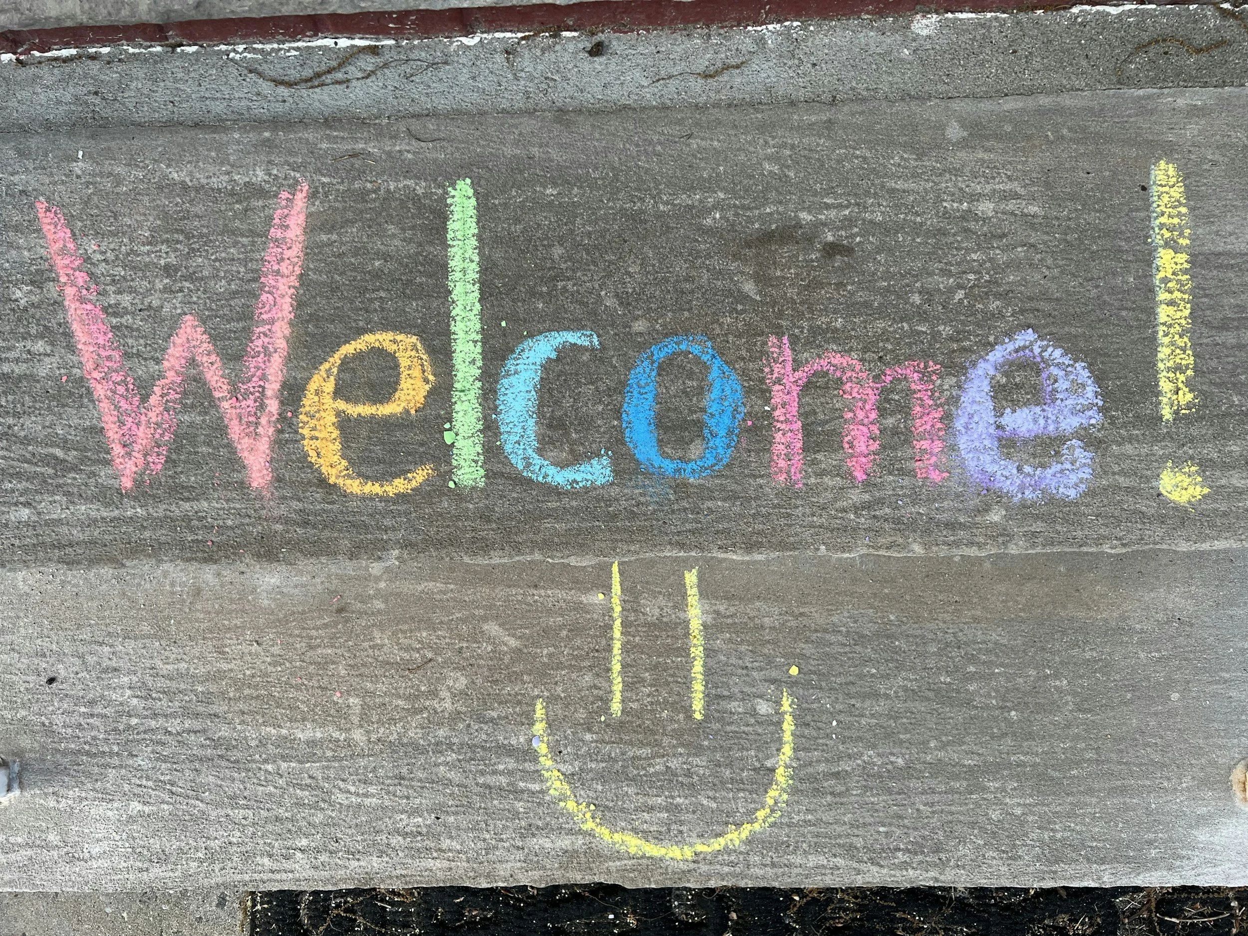 Welcome sign
